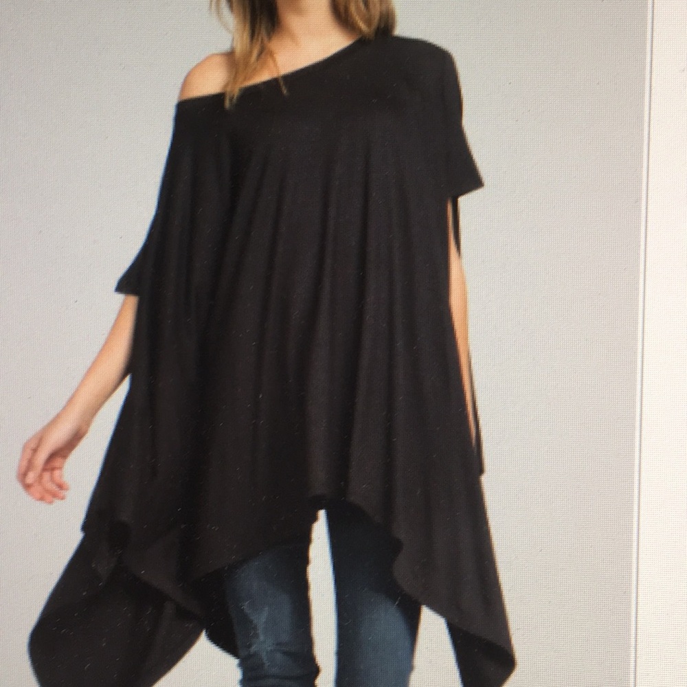 Ladies oversized Poncho top